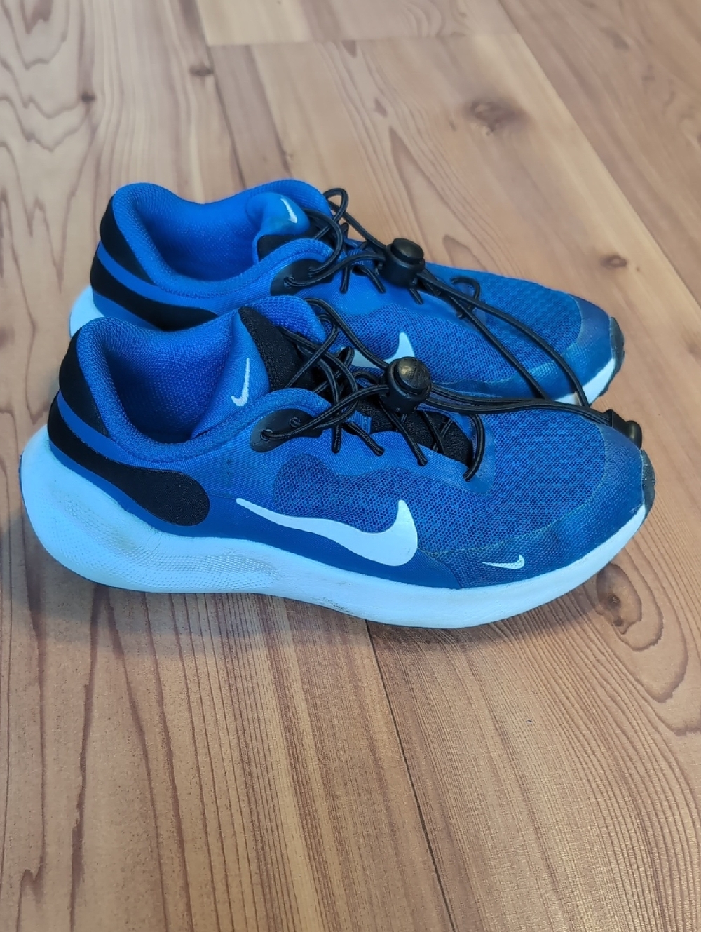 Nike Revolution Youth Running Shoes In Royal Blue and White